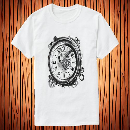 The clock  AI Art T_Shirt