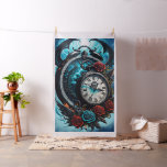 The Clock In the Mist of Infinity.  Fabric