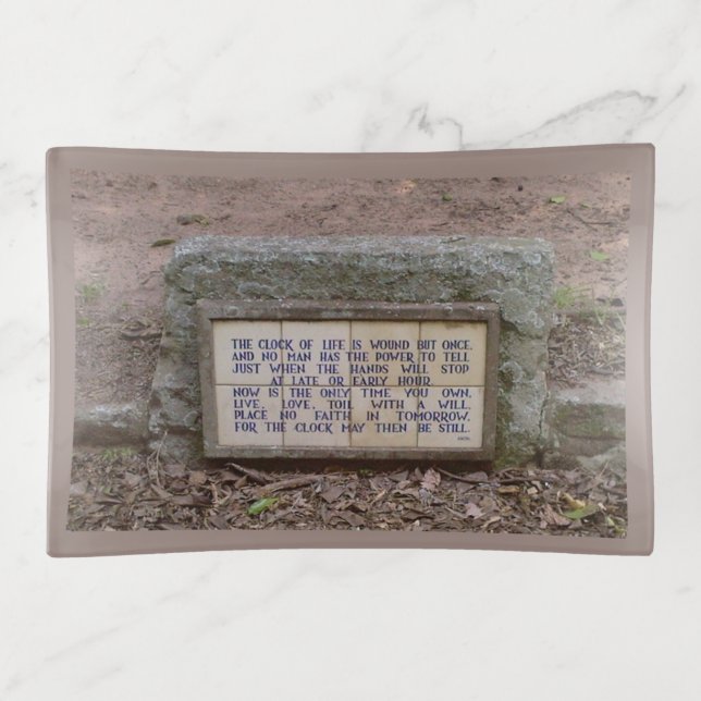 The Clock Of Life Trinket Tray (Front)