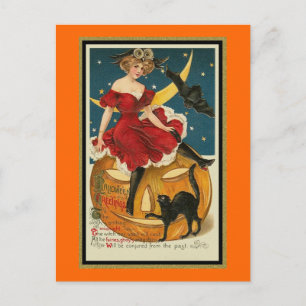 The Clock Striking Midnight Postcard