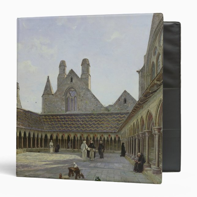 The Cloister of Mont Saint-Michel Binder (Front/Inside)
