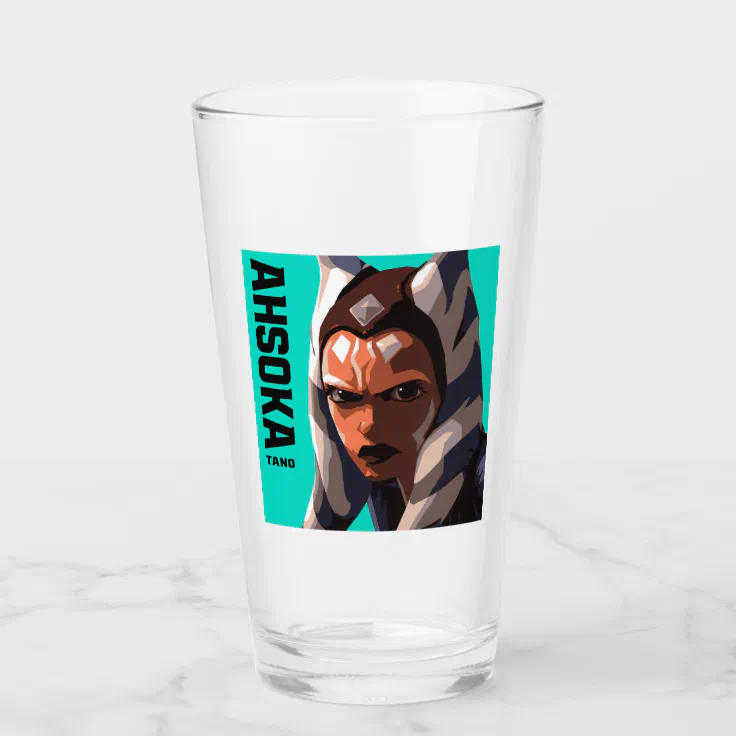 The Clone Wars Ahsoka Tano Glass Zazzle