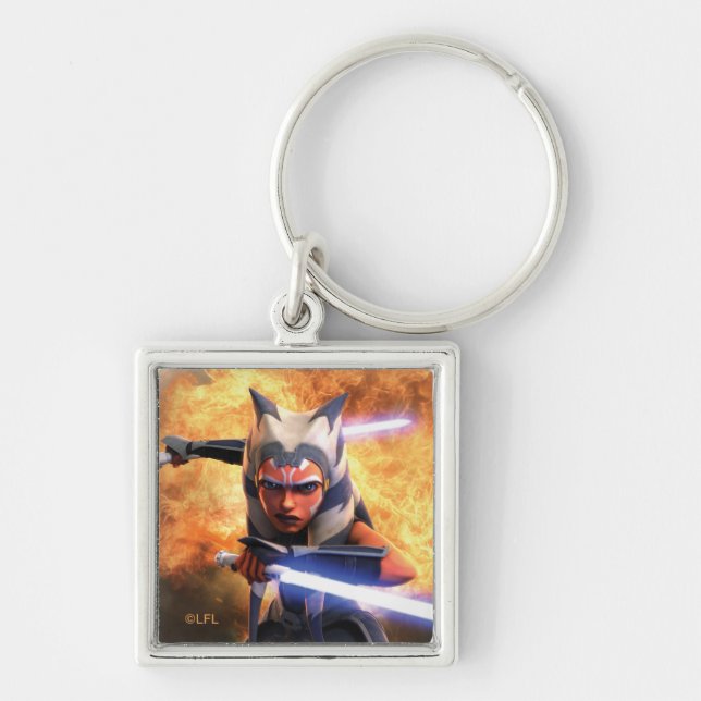 The Clone Wars | Ahsoka Tano Keychain (Front)