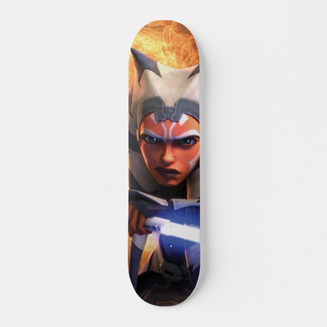 The Clone Wars | Ahsoka Tano Skateboard (Front)