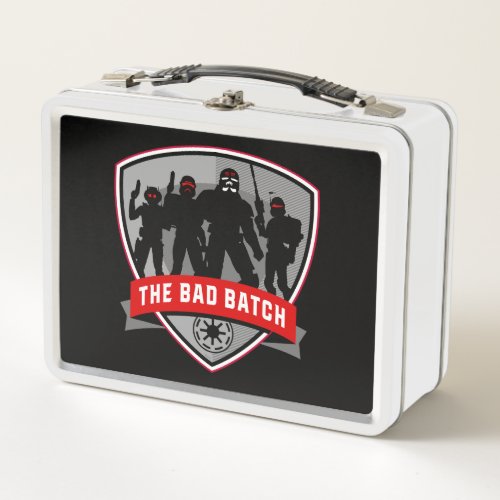 The Clone Wars  Bad Batch Emblem Metal Lunch Box