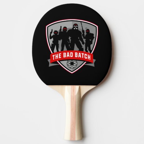 The Clone Wars  Bad Batch Emblem Ping Pong Paddle