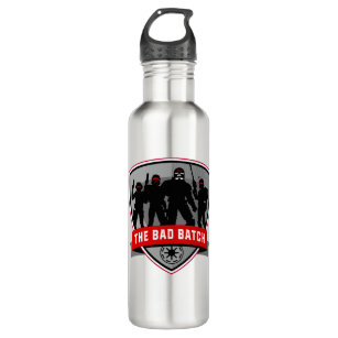 The Clone Wars   Bad Batch Emblem Stainless Steel Water Bottle