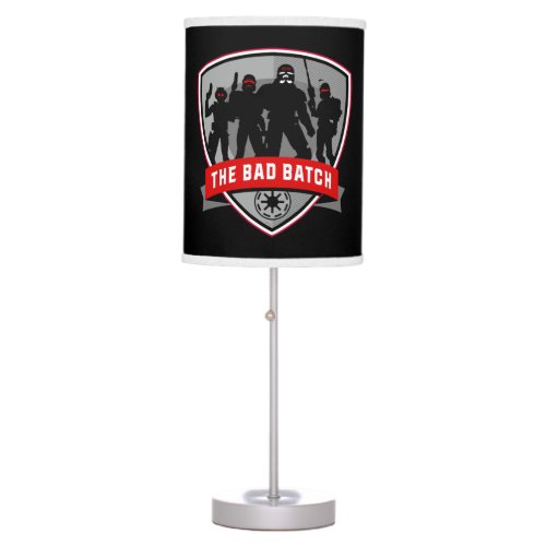 The Clone Wars  Bad Batch Emblem Table Lamp