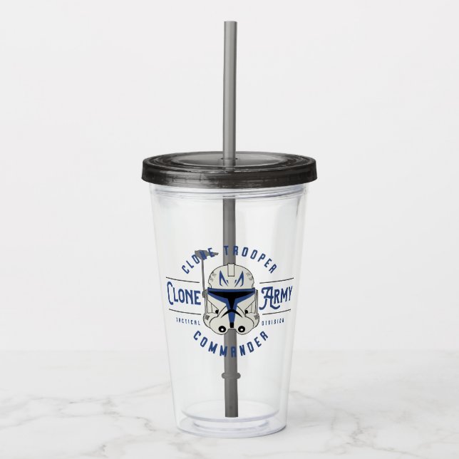 The Clone Wars | Clone Army Emblem Acrylic Tumbler (Front)