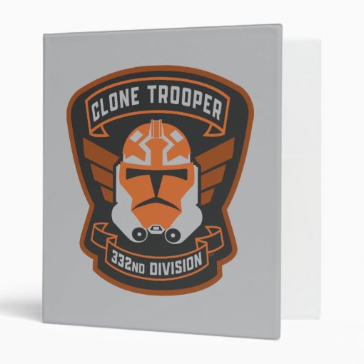 The Clone Wars | Clone Trooper Emblem 3 Ring Binder | Zazzle
