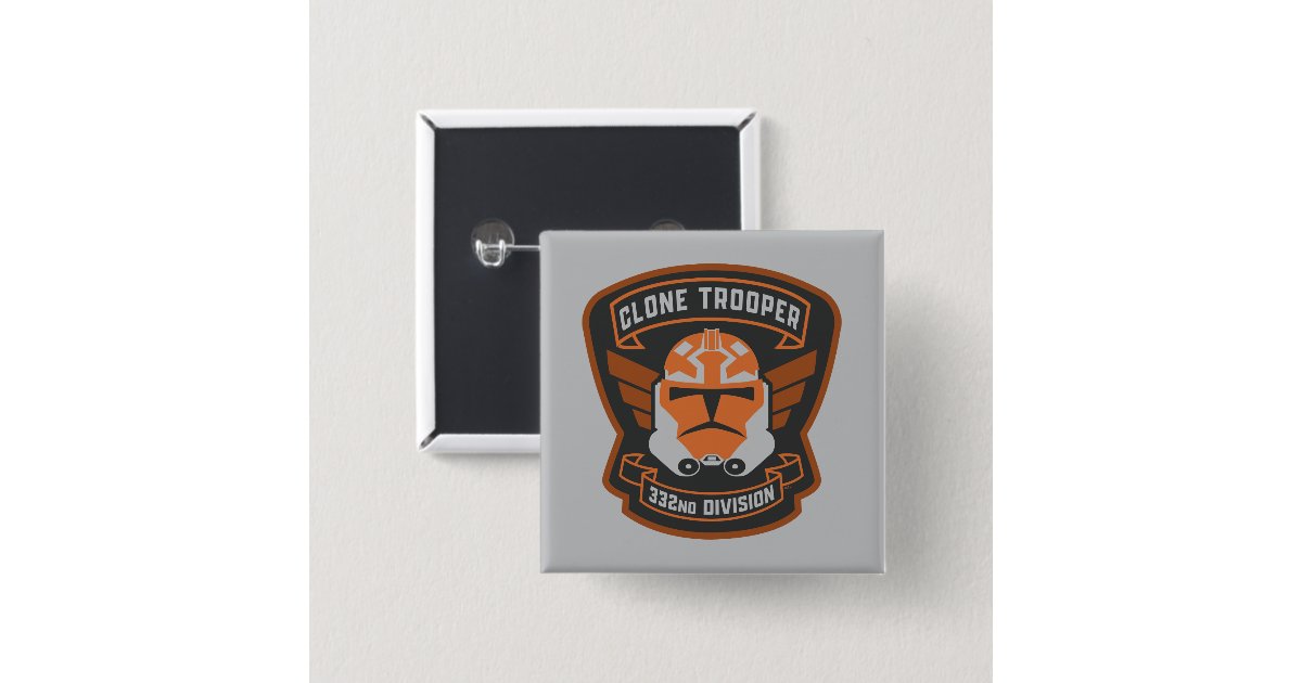 The Clone Wars | Clone Trooper Emblem Button | Zazzle