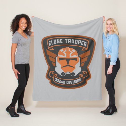 The Clone Wars  Clone Trooper Emblem Fleece Blanket