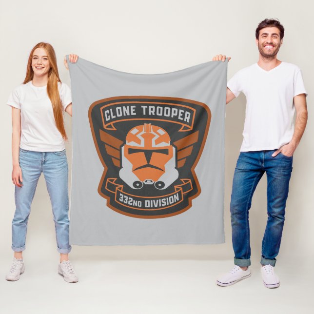 The Clone Wars | Clone Trooper Emblem Fleece Blanket (In Situ)