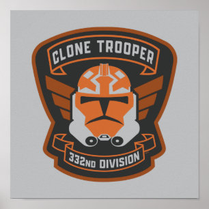 The Clone Wars Clone Trooper Emblem Poster