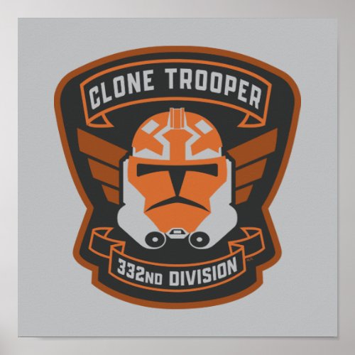 The Clone Wars  Clone Trooper Emblem Poster
