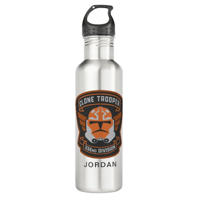 The Clone Wars | Clone Trooper Emblem Stainless Steel Water Bottle (Front)
