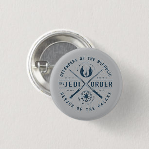 The Clone Wars Jedi Sabers Emblem Button