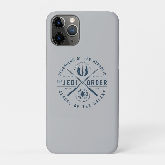 The Clone Wars | Jedi Sabers Emblem Case-Mate iPhone Case (Back)