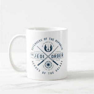 The Clone Wars   Jedi Sabers Emblem Coffee Mug