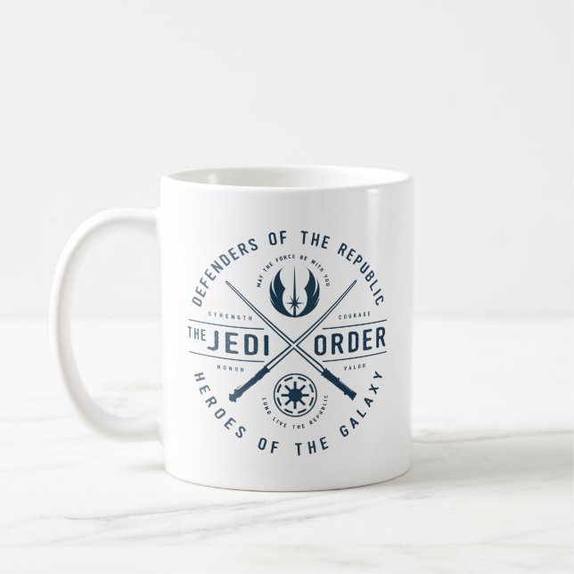 The Clone Wars | Jedi Sabers Emblem Coffee Mug (Left)
