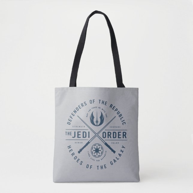 The Clone Wars | Jedi Sabers Emblem Tote Bag (Front)