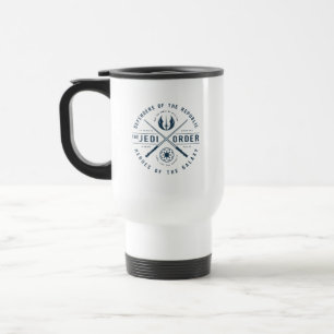 The Clone Wars   Jedi Sabers Emblem Travel Mug