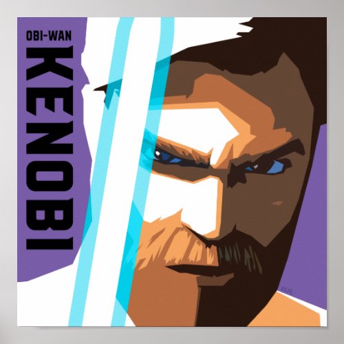 The Clone Wars  Obi_Wan Kenobi Poster