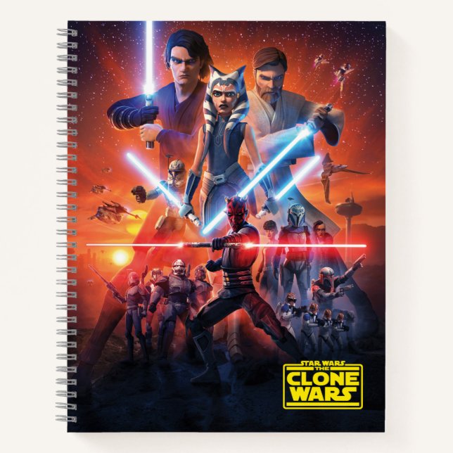 The Clone Wars Poster Art Notebook (Front)
