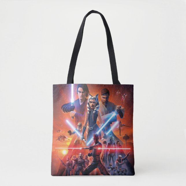 The Clone Wars Poster Art Tote Bag (Front)