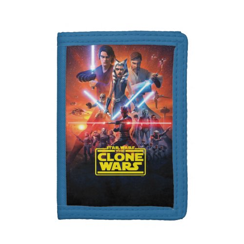 The Clone Wars Poster Art Trifold Wallet