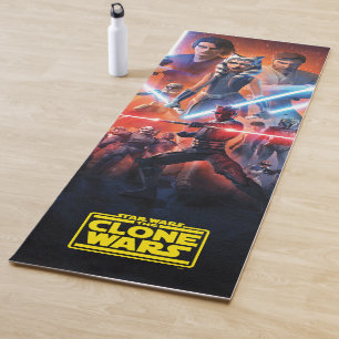 The Clone Wars Poster Art Yoga Mat