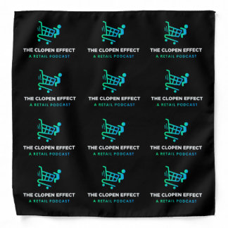 The Clopen Effect Adult/Large 22" x 22" Bandana