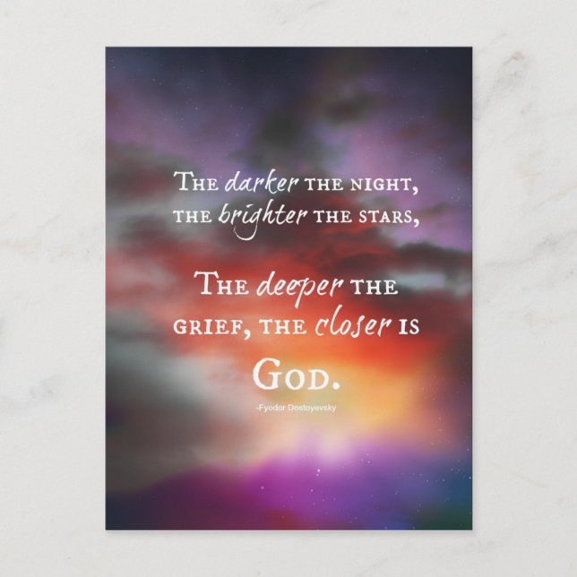 The Closer to God design Postcard (Front)