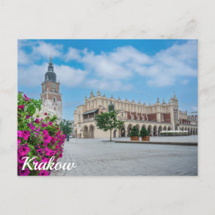 The Cloth Hall in main square in Krakow, Poland Postcard