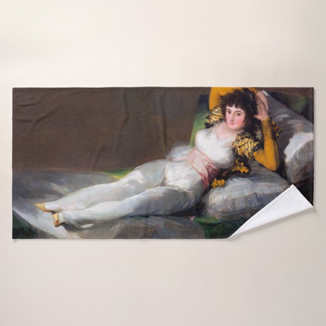 The Clothed Maja, Francisco Goya, 1798-1803 Bath Towel (Bath Towel)
