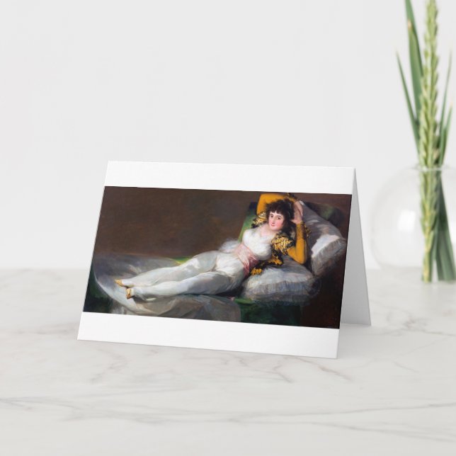 The Clothed Maja, Francisco Goya, 1798-1803 Card (Front)