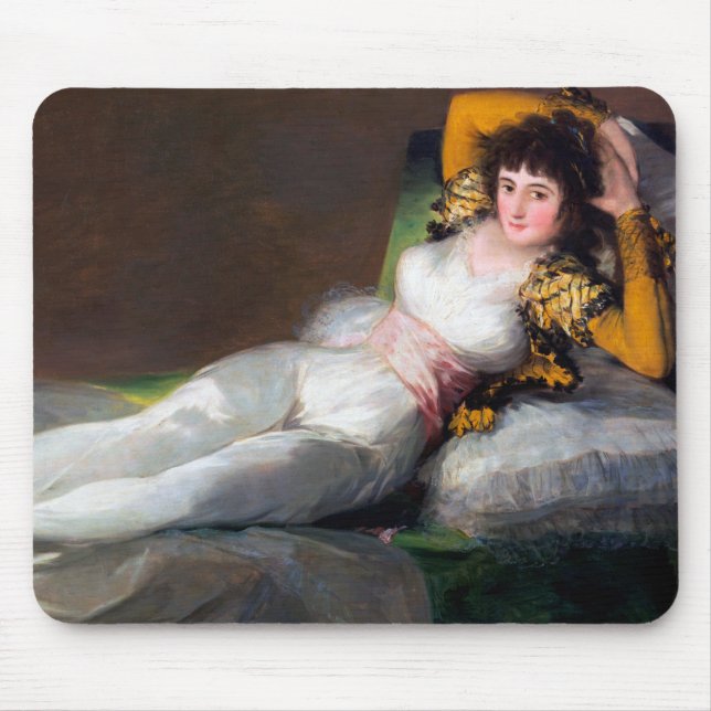 The Clothed Maja, Francisco Goya, 1798-1803 Mouse Pad (Front)