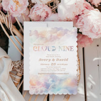 The Cloud Nine Rainbow  fluffy cloud Baby Shower 