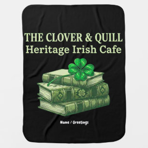 The Clover & Quill: Heritage Irish Cafe Celtic Baby Blanket