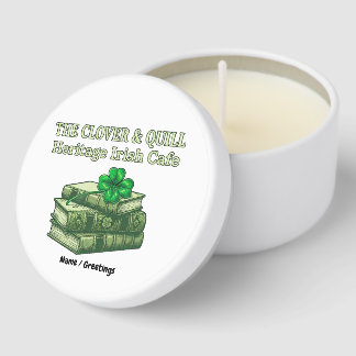 The Clover & Quill: Heritage Irish Cafe Celtic  Mini Candle Favors