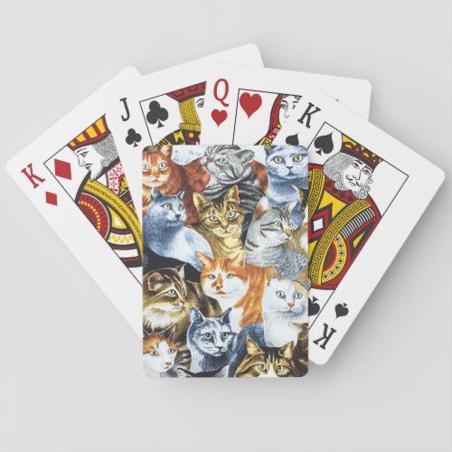The Clowder of CATS Poker Cards
