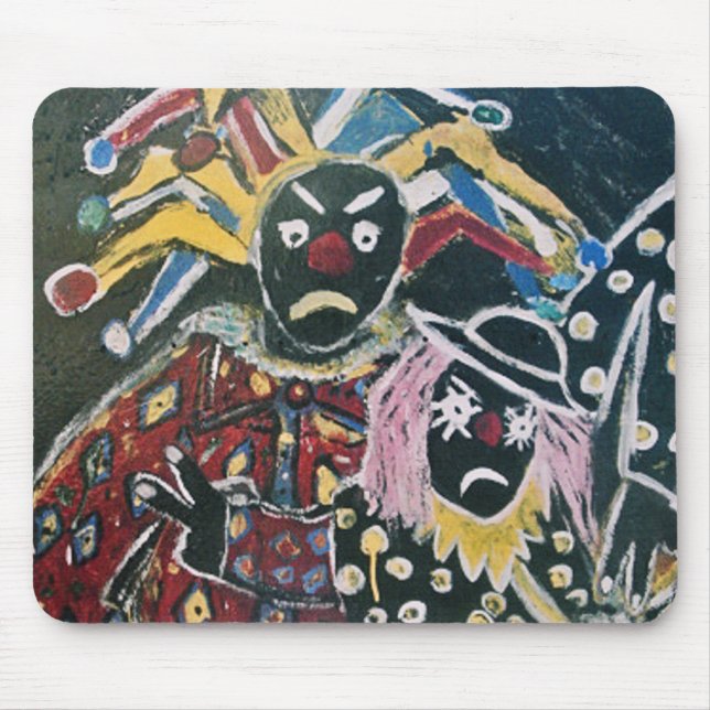 THE CLOWN AND JESTER MOUSE PAD (Front)