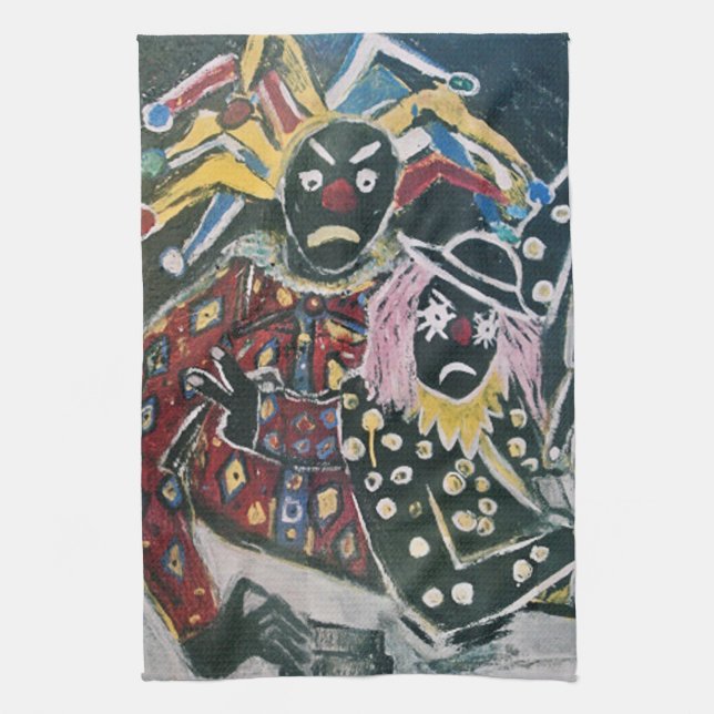 THE CLOWN AND JESTER TOWEL (Vertical)