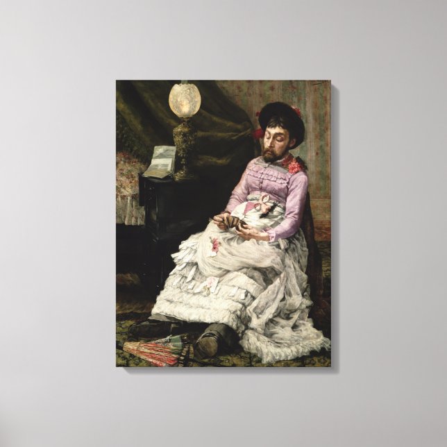 The Clown Canvas Print (Front)