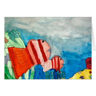 The Clown Fish Sea Anemone Cards