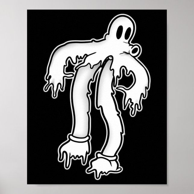 The Clown Ghost Gothic Melting  Poster (Front)