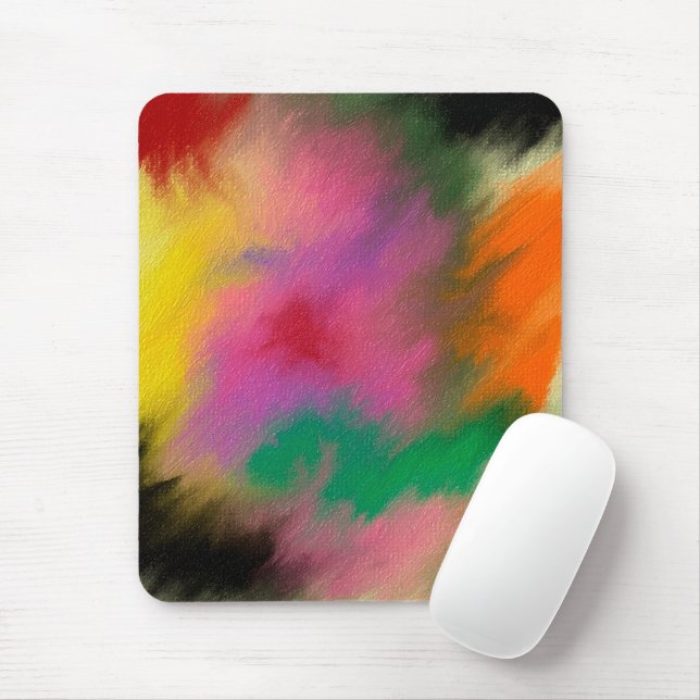 The clown in the rain mouse pad (With Mouse)
