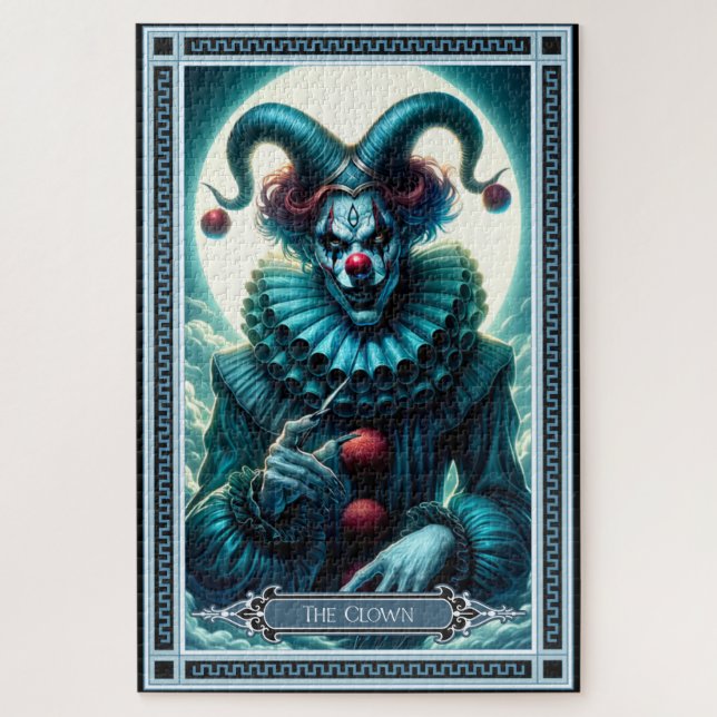 The Clown Tarot Card Jigsaw Puzzle (Vertical)