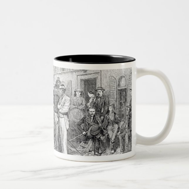 The Club Room of Zermatt in 1864, from 'The Ascent Two-Tone Coffee Mug (Right)