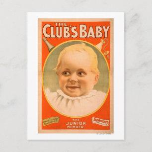 The Club's Baby Theatrical Poster Postcard